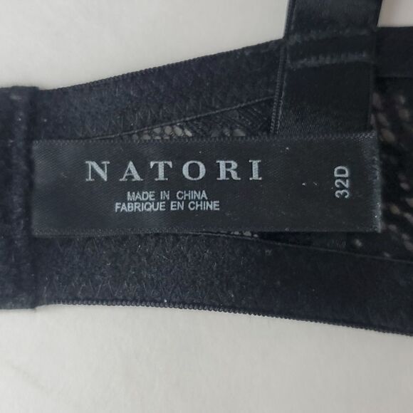 Natori Reflex Memory Black Plunge Bra Size 32D - Picture 10 of 12